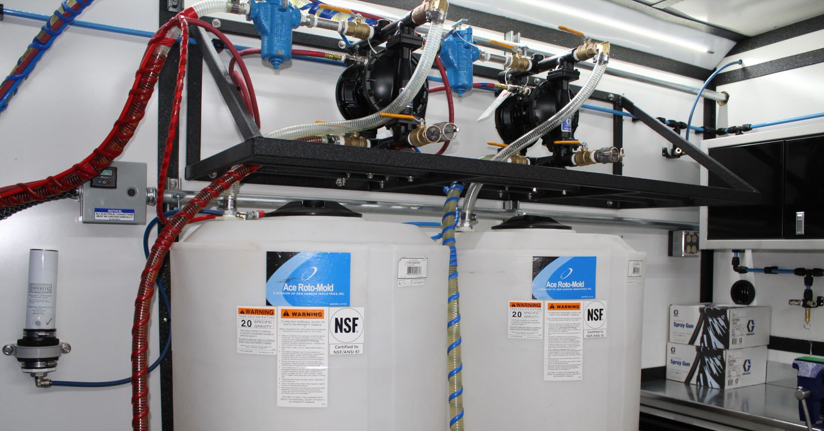 Ace Feed with Tank Setup